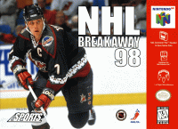 NHL Breakaway '98 Nintendo 64 US box art